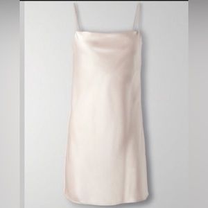 Aritzia TEN BY BABATON
ENCORE DRESS in Denude color (soft pink)